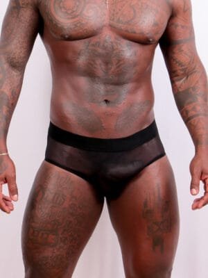 Cueca Transparente Preta