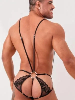 Harness Jockstrap Fio de Renda | Prus Quinttus | Rico Marlon