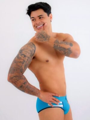 Cueca Slip Azul - Prus Quinttus