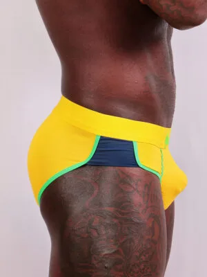 Cueca Slip Amarela
