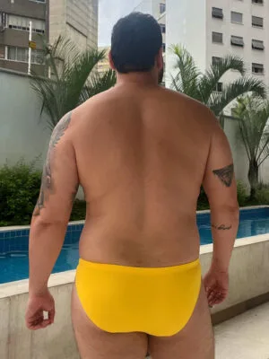 Sunga Slip Amarela