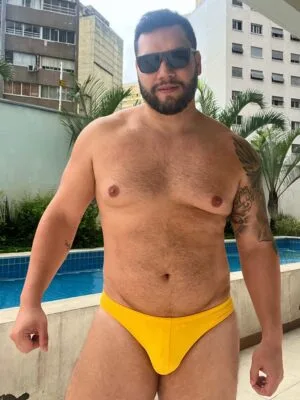 Sunga Slip Amarela