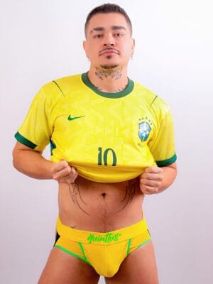 Jockstrap Strong Amarelo - Brasil
