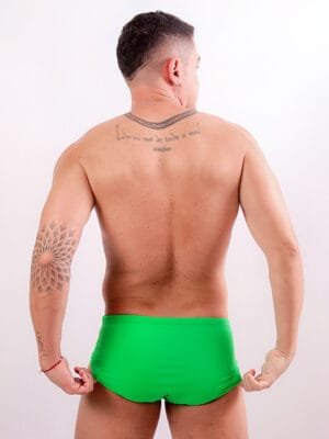 Sunga Slip Listras Verde e Amarelo - Brasil