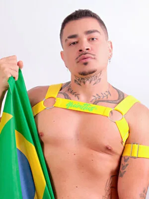Harness de El&aacute;sticos Amarelo
